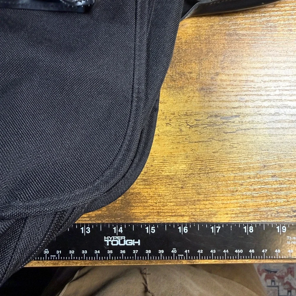 Drakkar Noir Black Canvas Travel Duffel Bag Mens Large